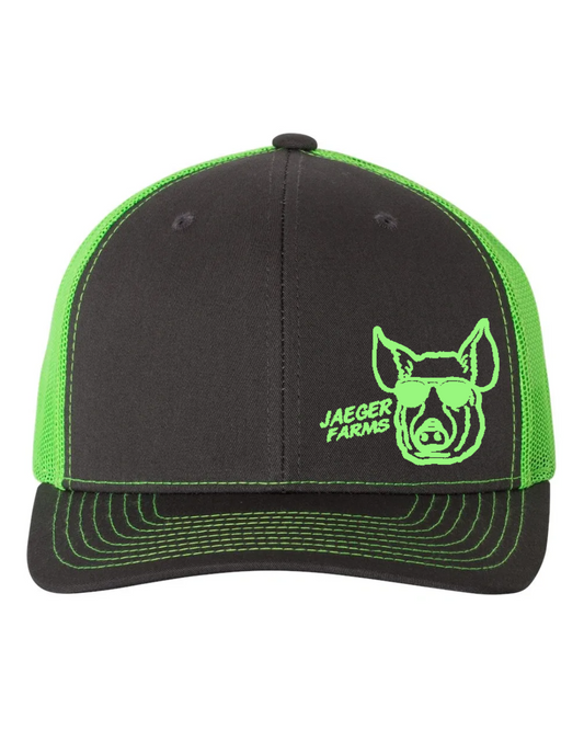 Jaeger Farms Embroidered Richardson 112 Trucker Hat
